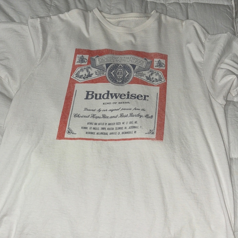 Budweiser t shirt